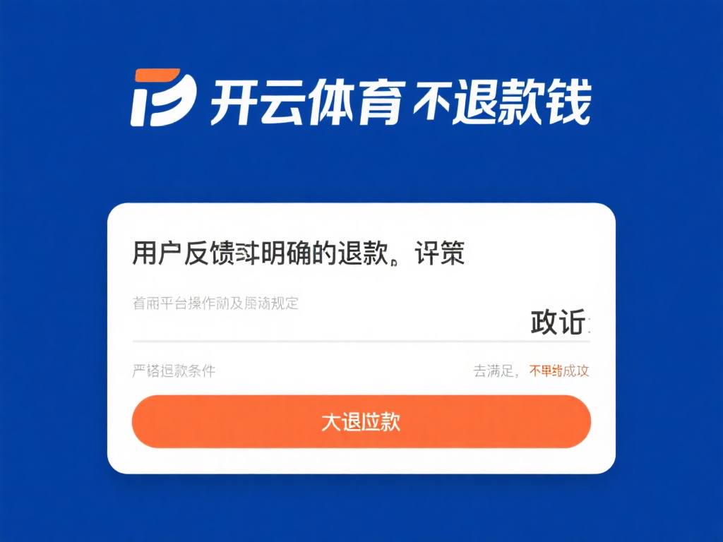 在用户反馈中，关于开云体育不退钱的投诉并不鲜见。究